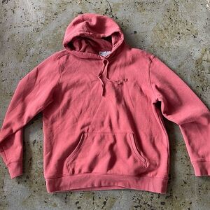 Champion Coral Craze Reverse Weave Garment-Dyed Hooded Sweatshirt Size Large